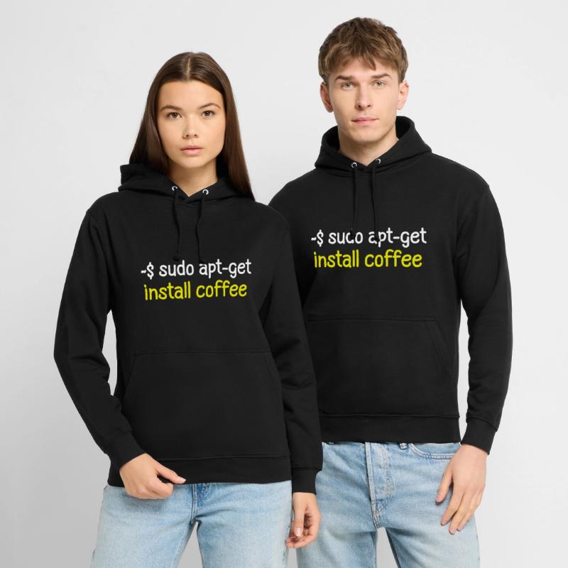 Programmer Tux Coffee Computer Scientist Developer Unisex Hoodie