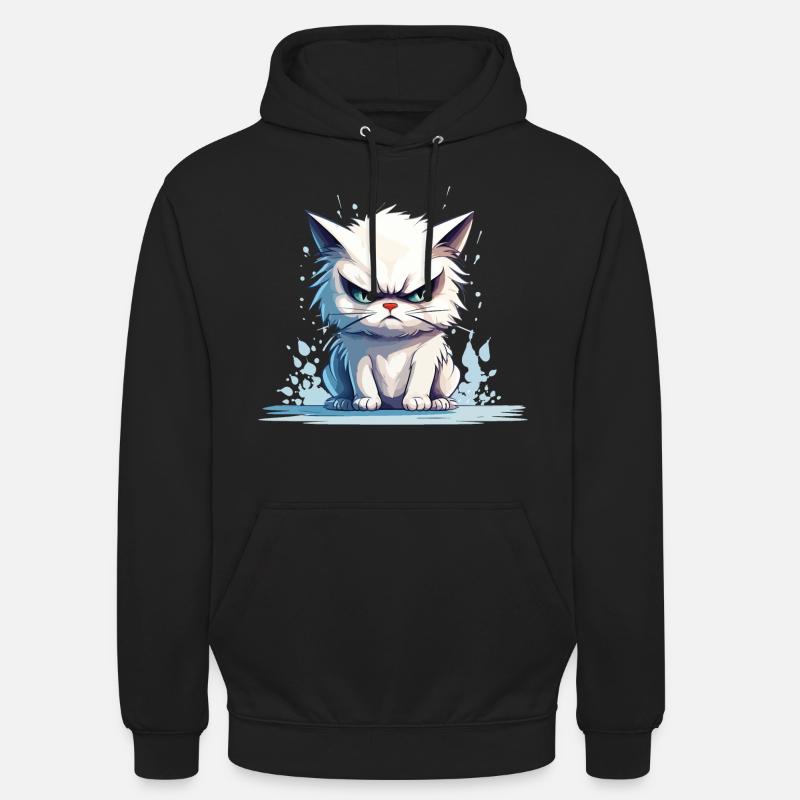 cat grumpy grumpy grumpy meow funny Unisex Hoodie