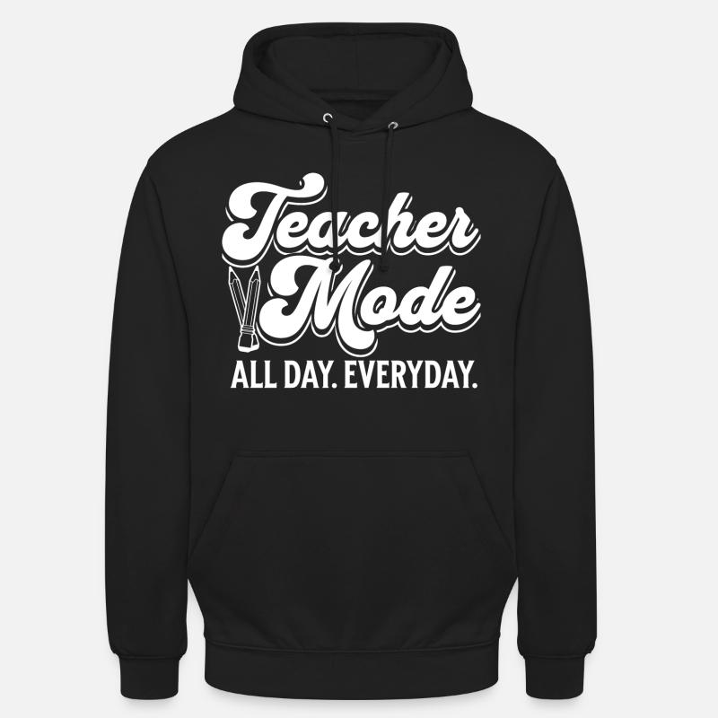 Mode Enseignant Humour De Prof - Sweat-shirt à capuche unisexe - noir