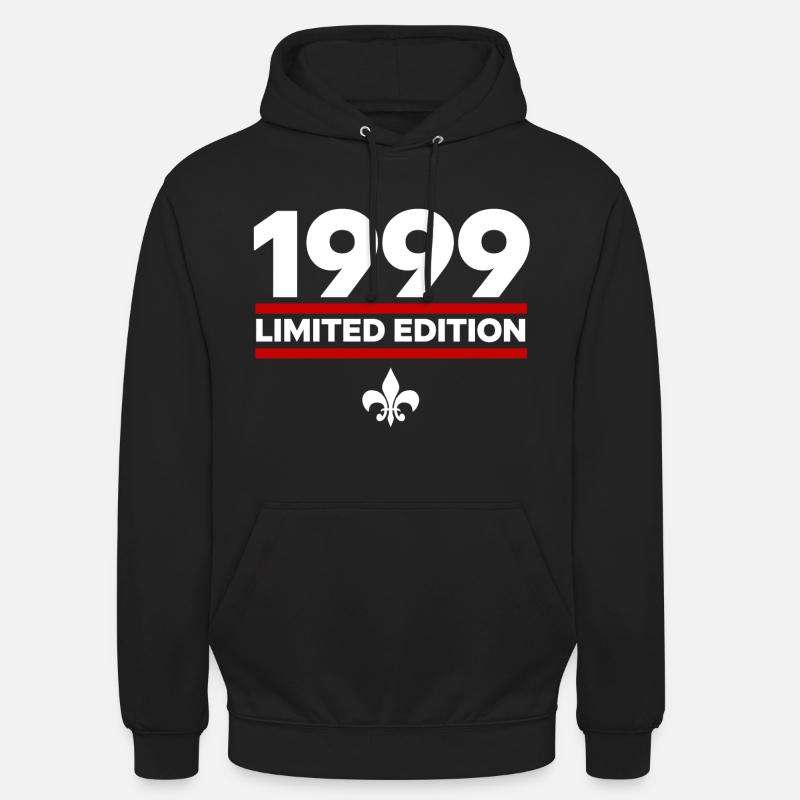 1999 Édition limitée - Sweat-shirt à capuche unisexe - noir