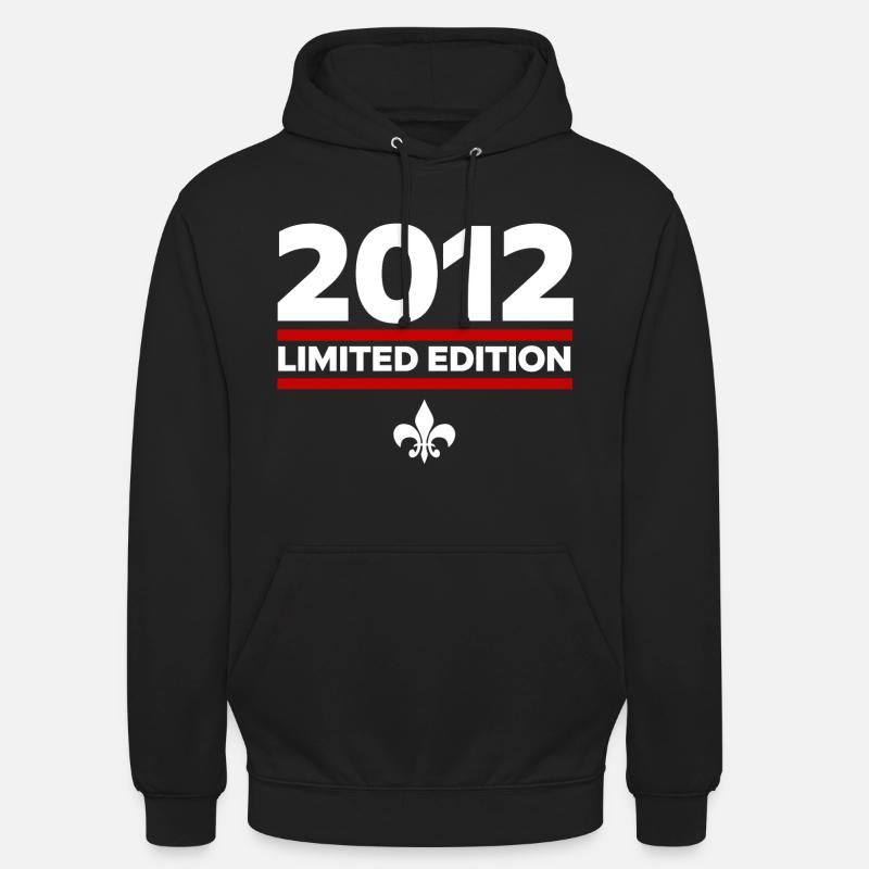 Édition limitée 2012 - Sweat-shirt à capuche unisexe - noir
