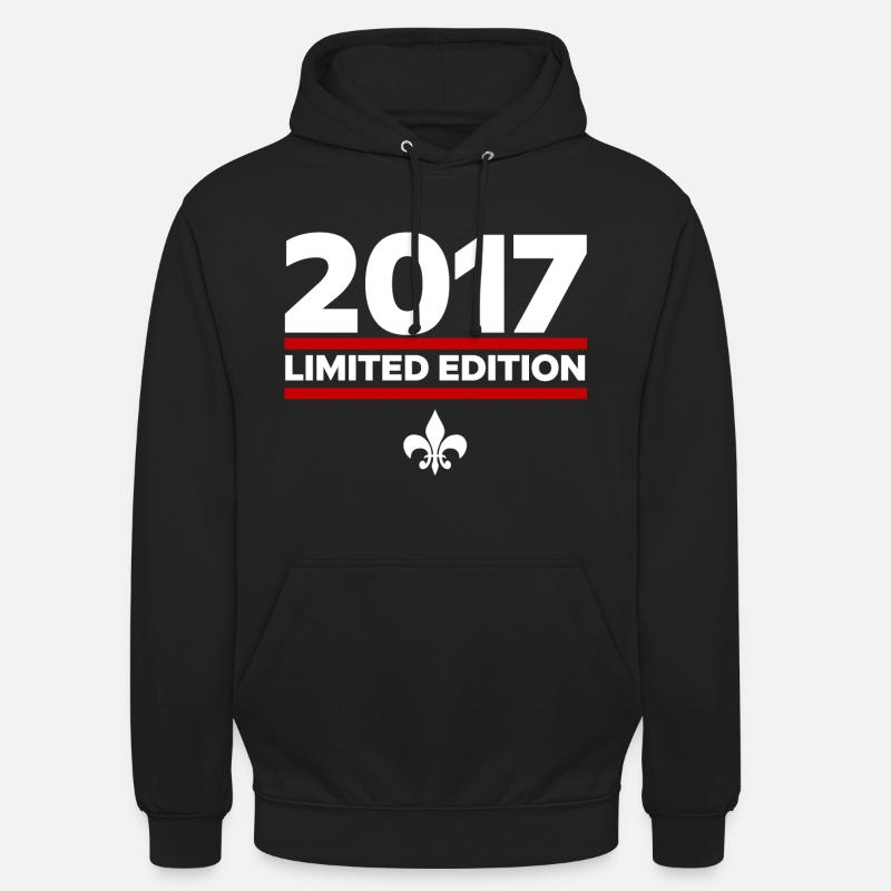 Édition limitée 2017 - Sweat-shirt à capuche unisexe - noir