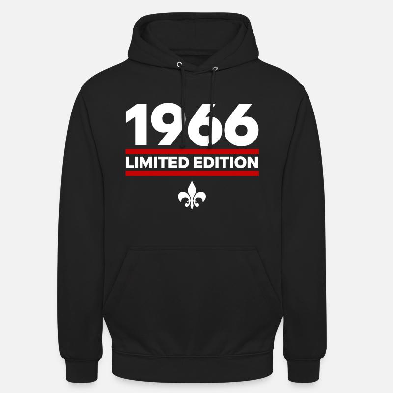 Édition limitée de 1966 - Sweat-shirt à capuche unisexe - noir