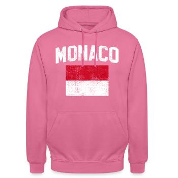 Monaco - Unisex Hoodie - Pink - Vorne - Alina (178cm) & Michal (187cm)