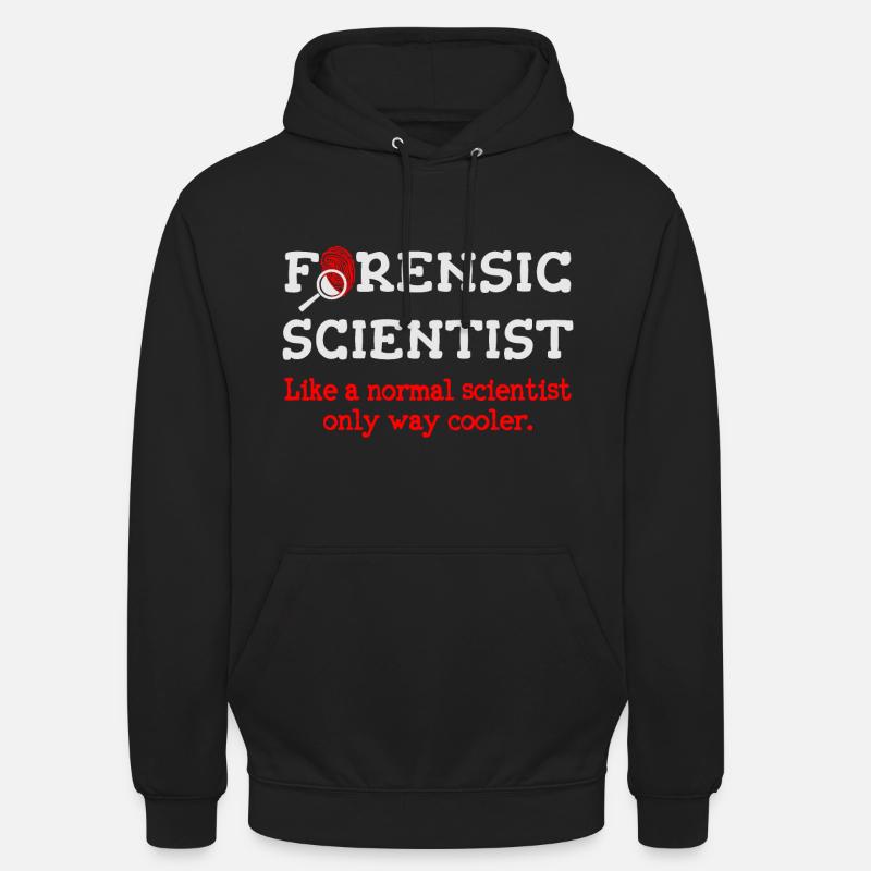 Kriminaltechniker, Forensischer Ermittler - Unisex Hoodie - Schwarz