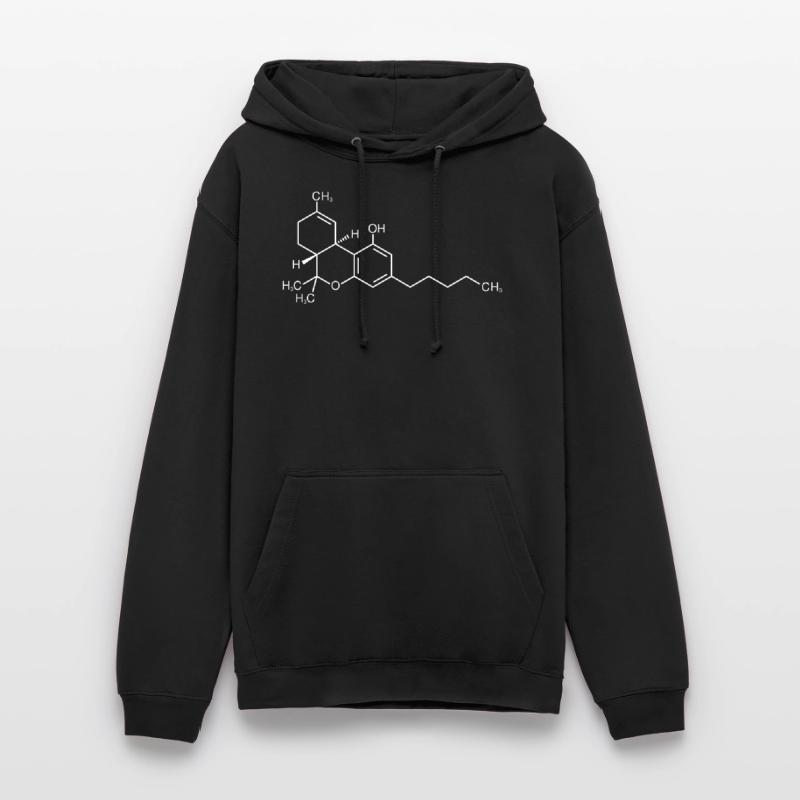 THC Molecule Structural Formula Unisex Hoodie