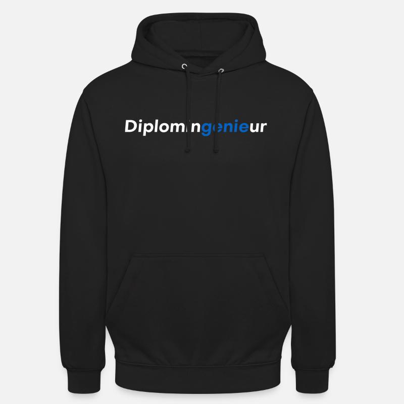 Graduate Engineer (Dipl Ing = Genius) - Unisex Hoodie - black