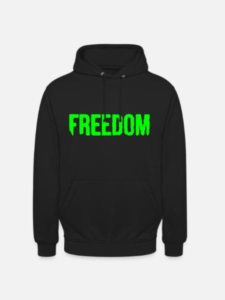 Freedom - Unisex Hoodie - Schwarz