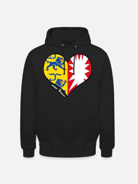 meine Heimat - Schleswig-Holstein - Unisex Hoodie - Schwarz
