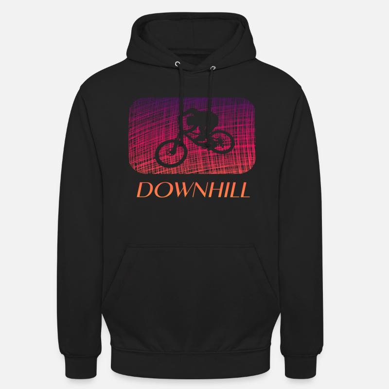 Downhill - Unisex Hoodie - Schwarz