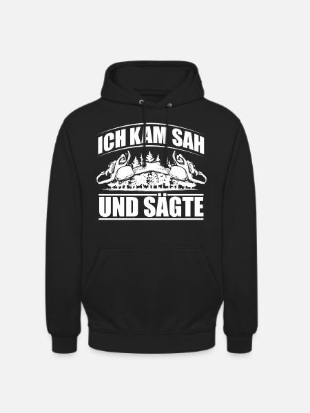TRÅDSÆG KÆNSAVÆG GIFT FOREST FÖRSTER PROFESSION - Hættetrøje unisex - sort