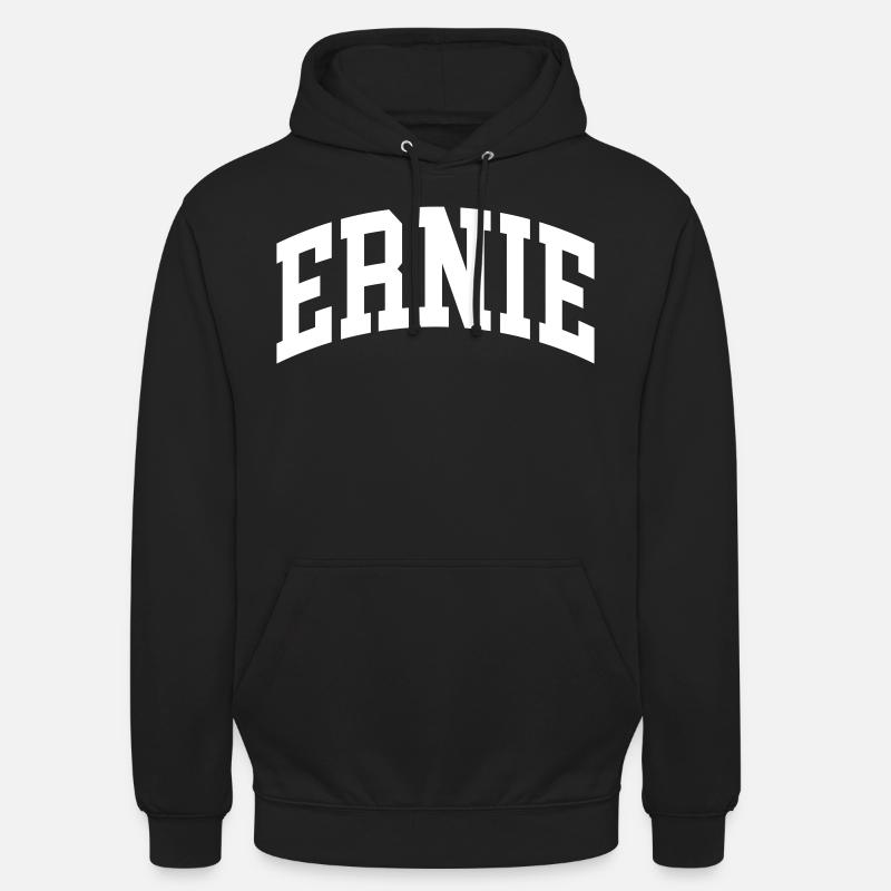 Ernie - Sweat-shirt à capuche unisexe - noir
