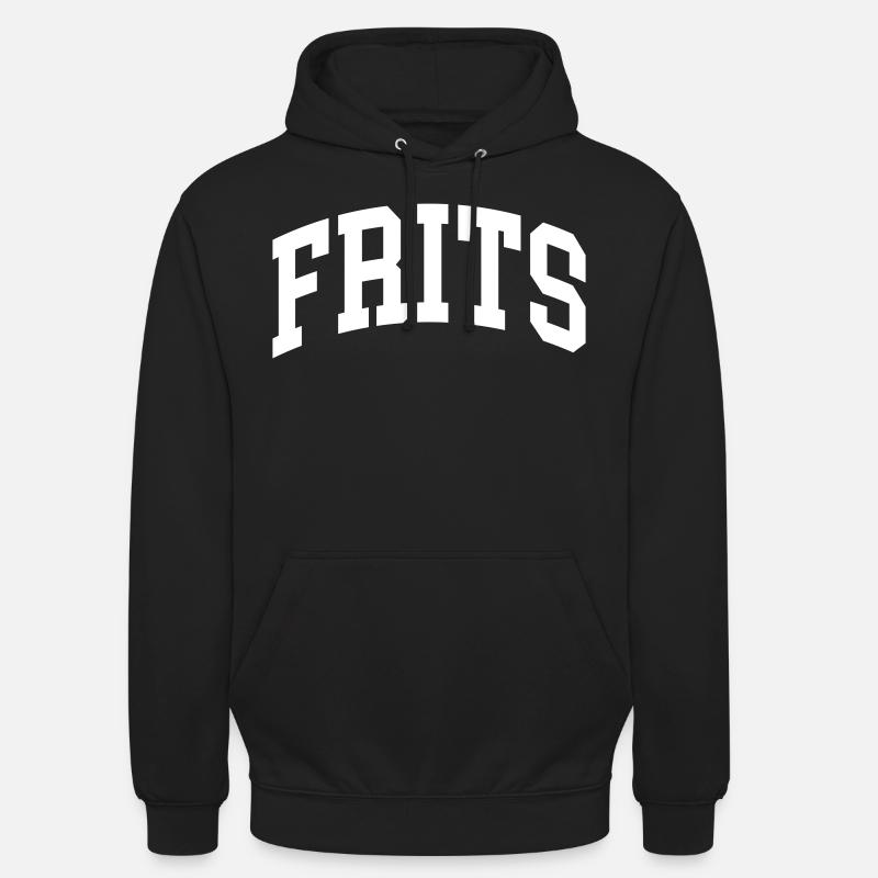 Frittes - Sweat-shirt à capuche unisexe - noir