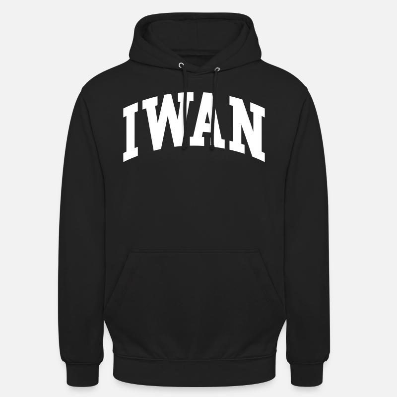 Ivan - Sweat-shirt à capuche unisexe - noir