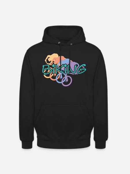 Biking - Unisex Hoodie - Schwarz