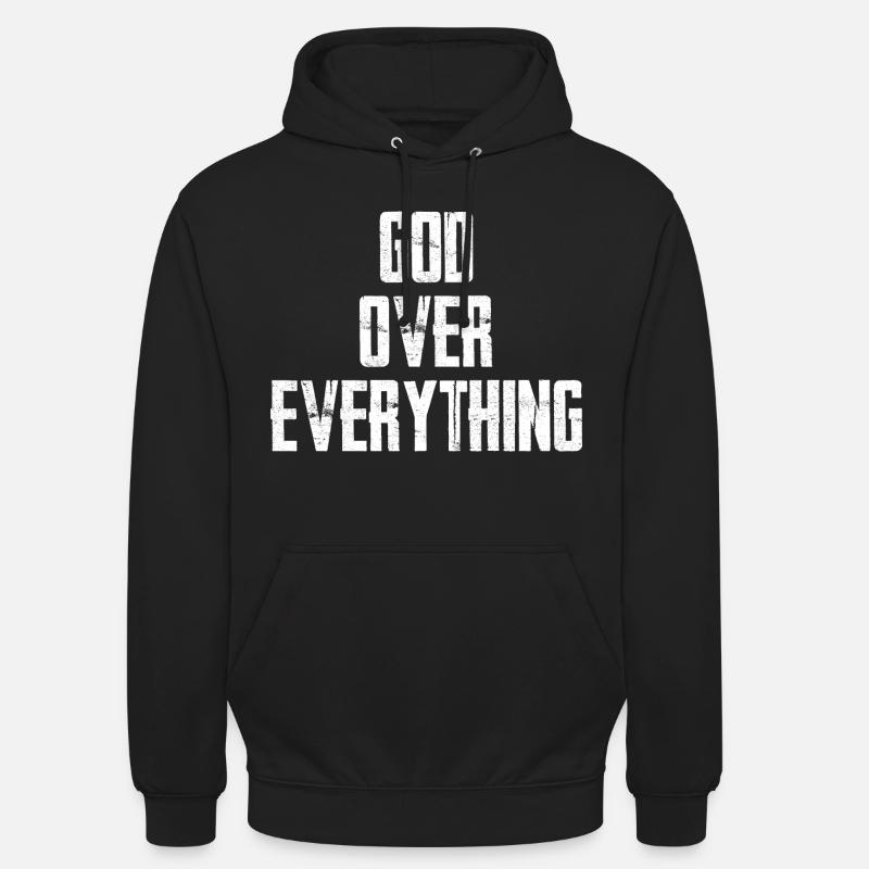 God Over Everything - Unisex Hoodie - black