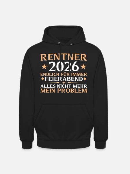 Retraite d’adieu des collègues 2026 - Sweat-shirt à capuche unisexe - noir