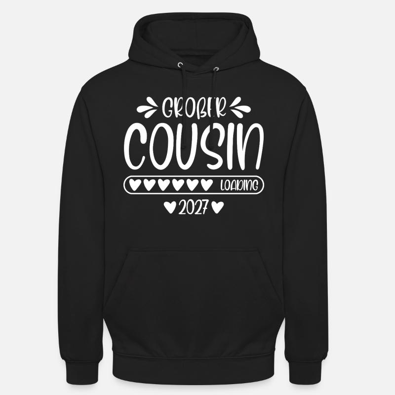 Big Cousin 2027 lastar - Luvtröja unisex - svart