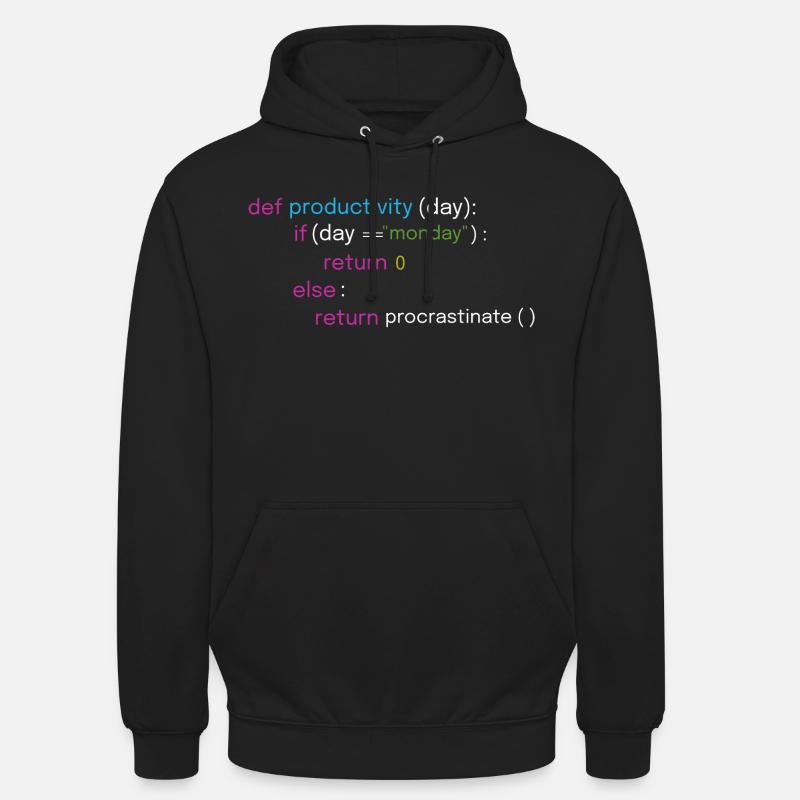 Conception amusante d’assemblage et de codage Sweat-shirt à capuche unisexe