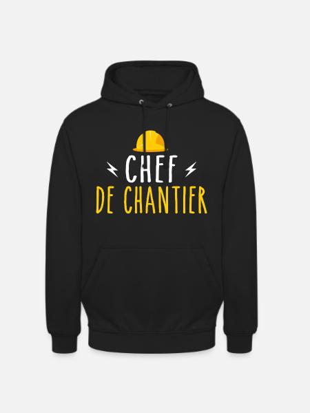 Bauleiter - Unisex Hoodie - Schwarz