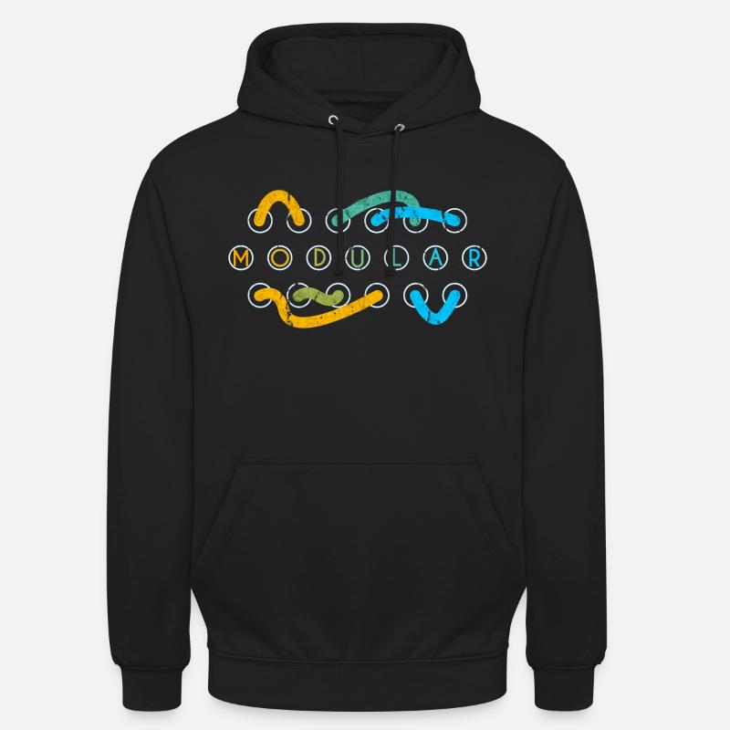 Modular Synth Patch Kabel Unisex Hoodie