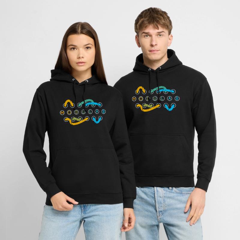 Modular Synth Patch Kabel Unisex Hoodie