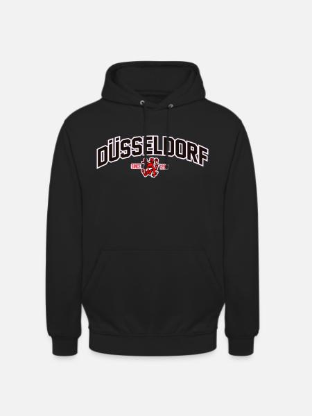 DÜSSELDORF - Unisex Hoodie - Schwarz