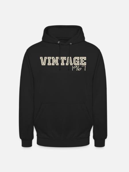 Vintage 1967 Original 1967 Retro 1967 Gift 1967 - Unisex Hoodie - black