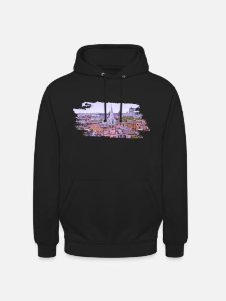 Roma Rome Rom - Unisex Hoodie - Schwarz
