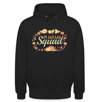 Pharmacie | Pharma Squad pastel - Sweat-shirt à capuche unisexe - noir - Devant - Alina (178cm) & Michal (187cm)