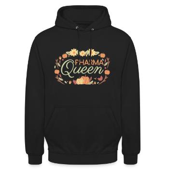 Pharmacie Pharma Queen Pastel - Sweat-shirt à capuche unisexe - noir - Devant - Alina (178cm) & Michal (187cm)