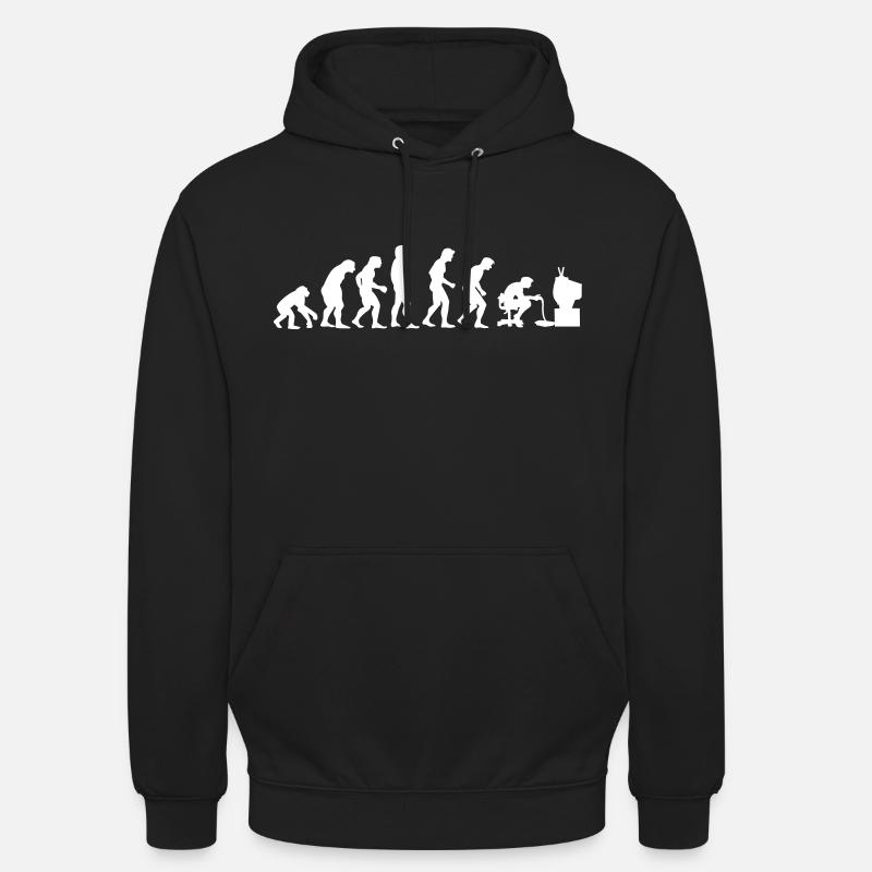 gamers evolution - Sweat-shirt à capuche unisexe - noir