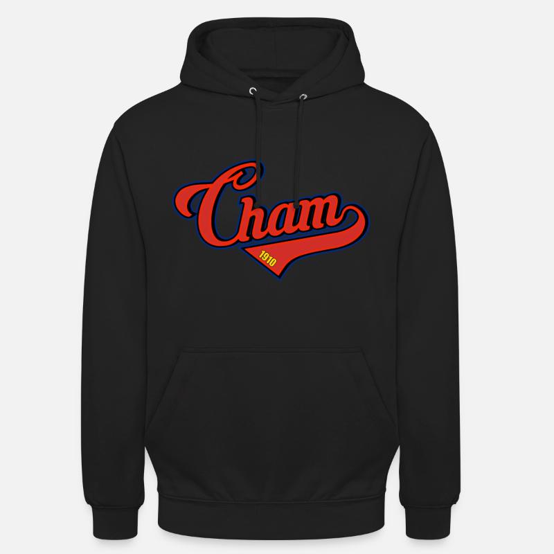 Cham - Sweat-shirt à capuche unisexe - noir