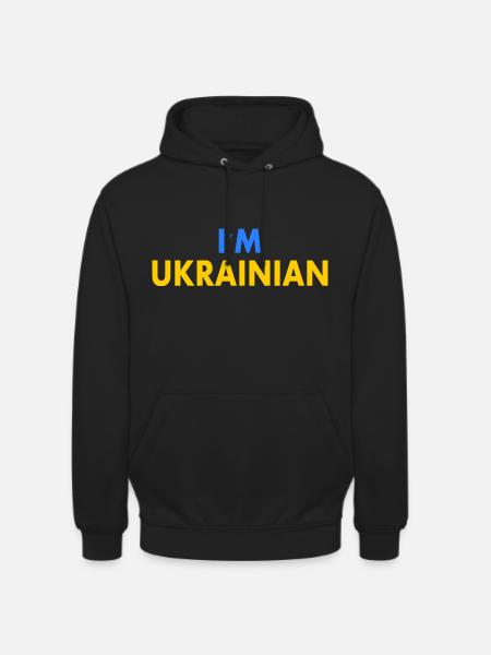 Im ukrainian - Unisex Hoodie - black