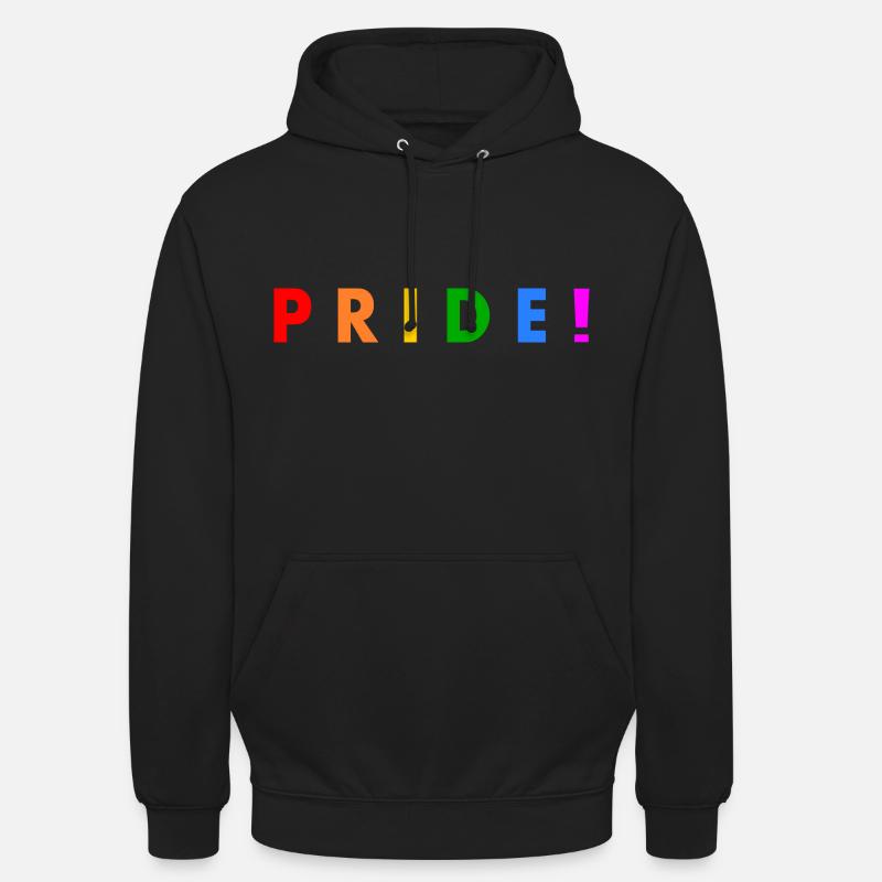 Pride - Sweat-shirt à capuche unisexe - noir