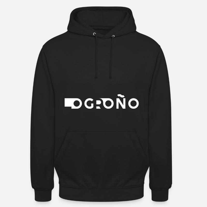 LOGROÑO – La Rioja – Espagne - Sweat-shirt à capuche unisexe - noir