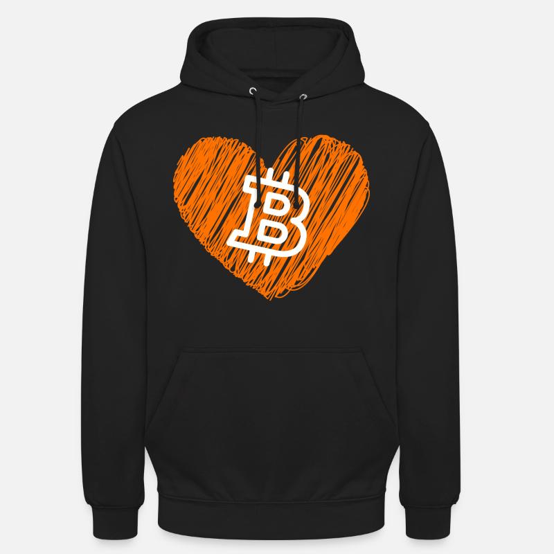 Bitcoin Crypto Cryptocurrency Splash - Sweat-shirt à capuche unisexe - noir