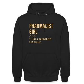 Pharmacy - Unisex Hoodie - black - Front - Alina (178cm) & Michal (187cm)
