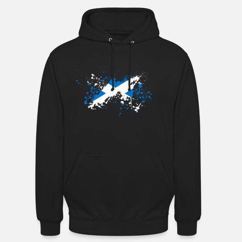 Blob drapeau écosse - Sweat-shirt à capuche unisexe - noir