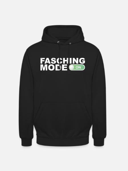Fasching - Unisex Hoodie - Schwarz