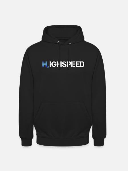 High-speed hydrogen - Unisex Hoodie - black