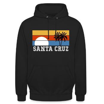 Santa Cruz - Unisex Hoodie - Schwarz - Vorne - Alina (178cm) & Michal (187cm)