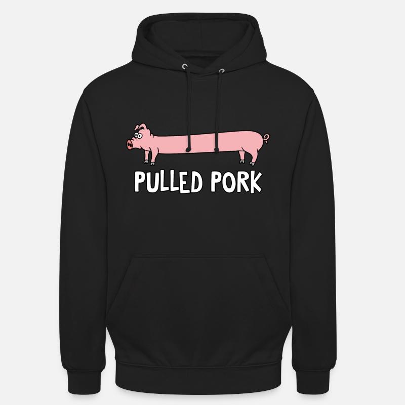 Pulled Pork - Unisex Hoodie - Schwarz