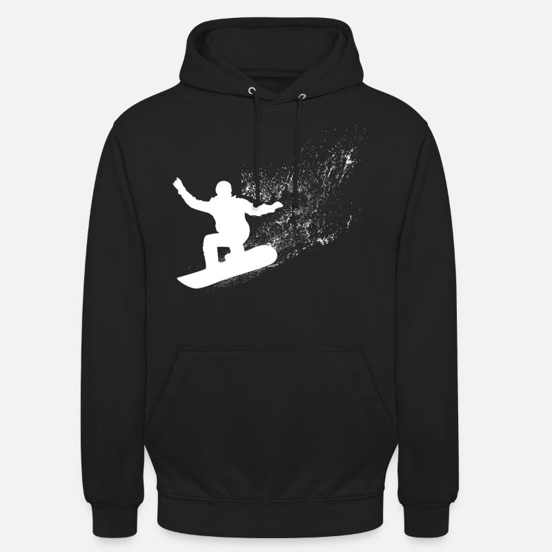 Snowboard, Halfpipe, Wintersport, Skiurlaub - Unisex Hoodie - Schwarz