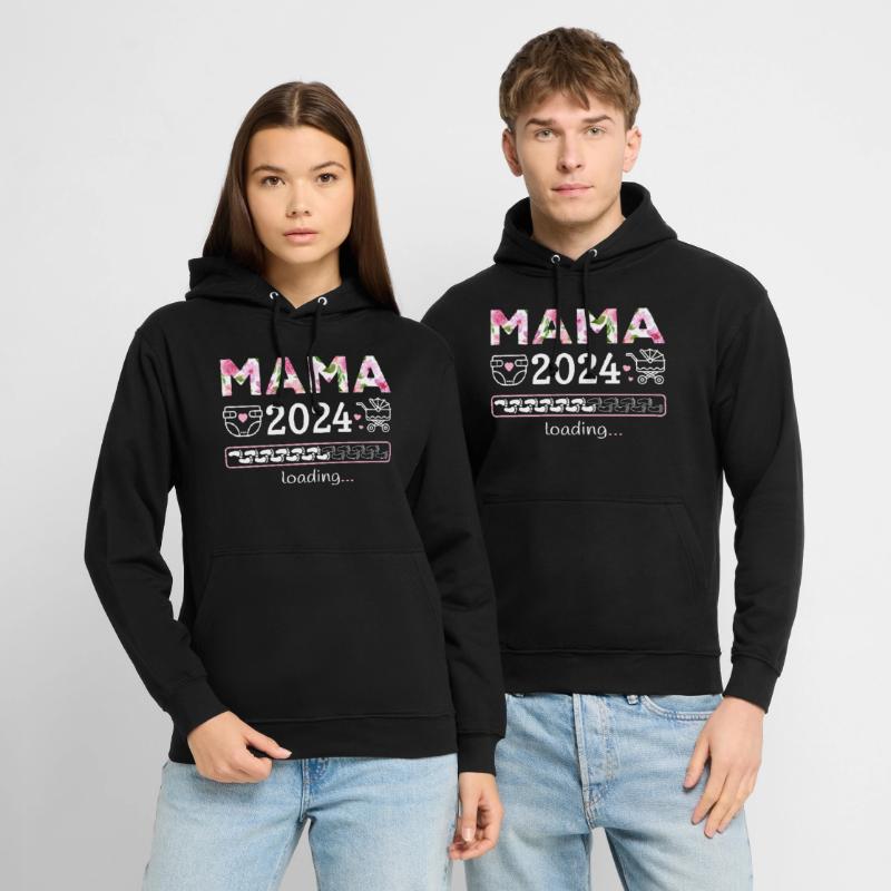 Werdende Mama 2024 Loading Schwanger Mutter Unisex Hoodie