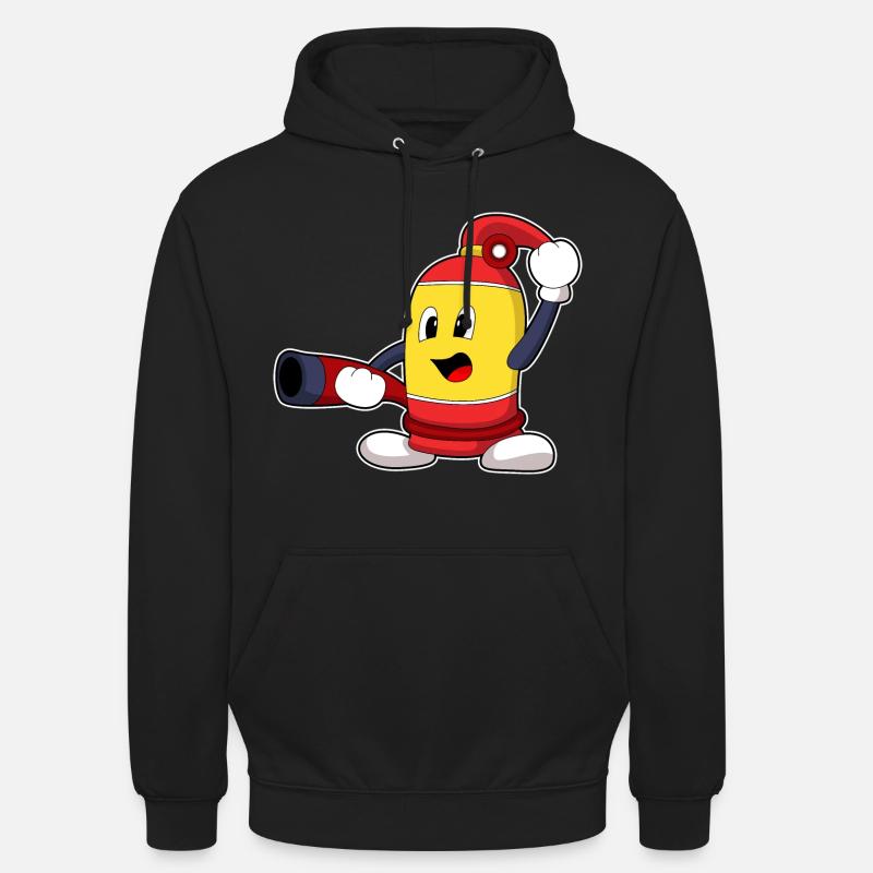 Firefighter Fire Hose Fire Brigade - Unisex Hoodie - black