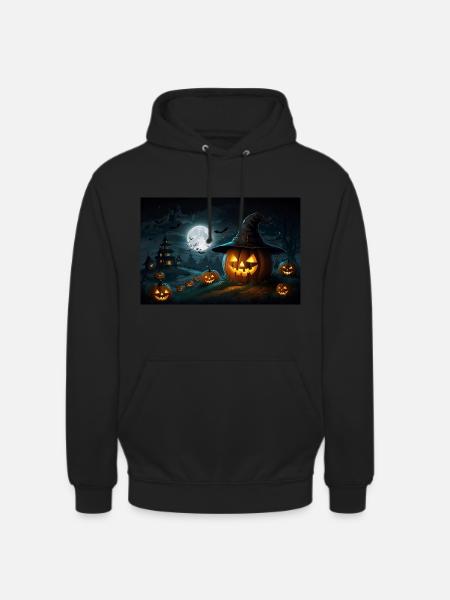 Blitzkürbis Halloween - Unisex Hoodie - Schwarz