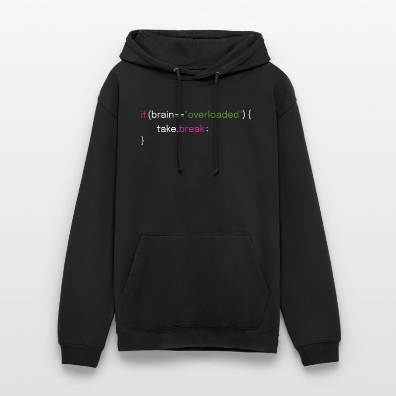 Fun pause and coding design Unisex Hoodie