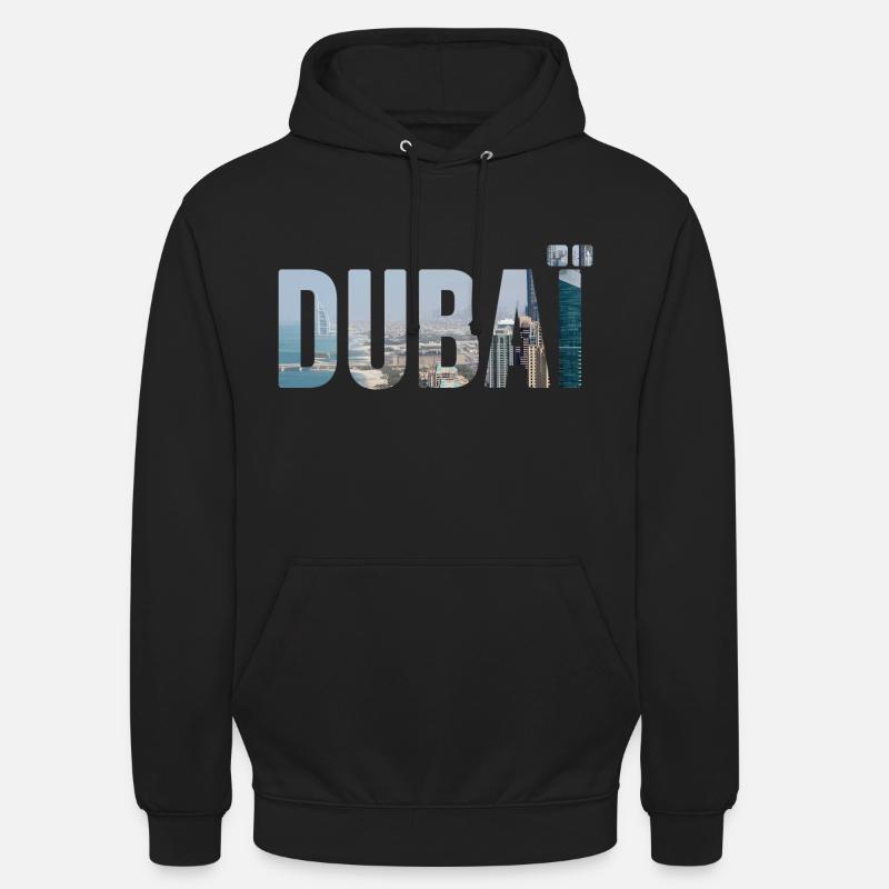 Dubai - Sudadera con capucha unisex - negro