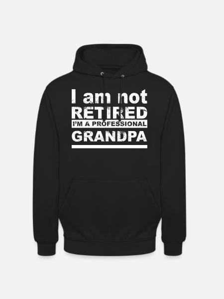 GRANDPA SHIRT - Luvtröja unisex - svart